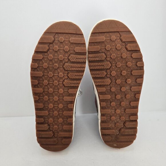 Vans | SK8-HI MTE-2 red leopard print colorful outdoor sporty sneakers | WMS 9.5 - Picture 10 of 10